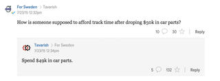 Illustration for article titled Comment Of The Day: Yes, You Can Take It To A Track Edition